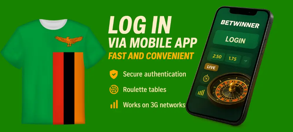 Logging in via Mobile App – Fast and Convenient